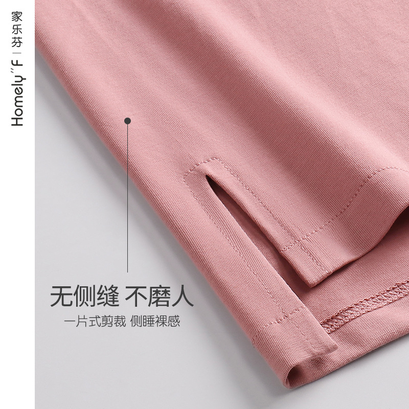 [Sensación suave] pijamas verano de las mujeres 100% algodón pantalones de manga corta ropa de casa verano más traje de tamaño