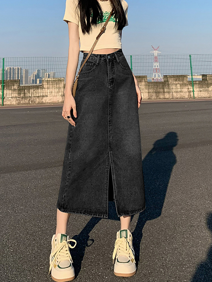 Denim skirt