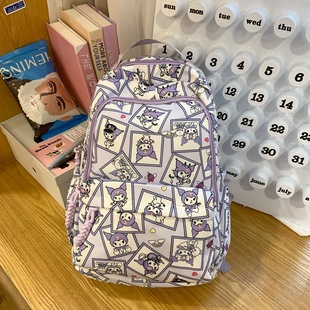 2025 Summer New Fashion Printed Large Capacity Backpack for Middle and High School Students Casual Versatile Cross-Border