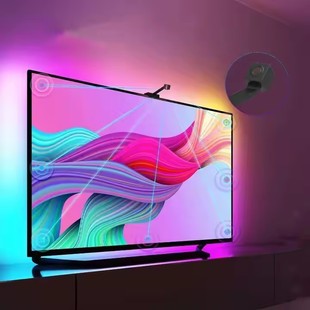 Screen Light Synchronization Tv Tv Background Decoration Led Light Cross-Border Magic App Computer Screen Camera Color Picker