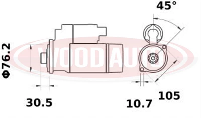 Starter and accessories, Starter Motor Hatz