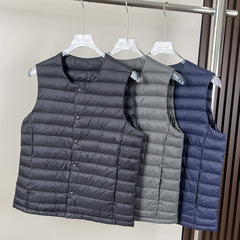 轻薄羽绒服马夹男短2025年新款冬季内搭外穿马甲背心内胆外套