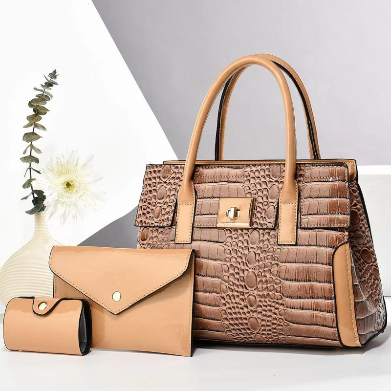Bolsas de tres piezas para niños y madres 2025 bolsas de mano casuales atmósfera versátil de moda de hombro nuevo bolsos mochilas