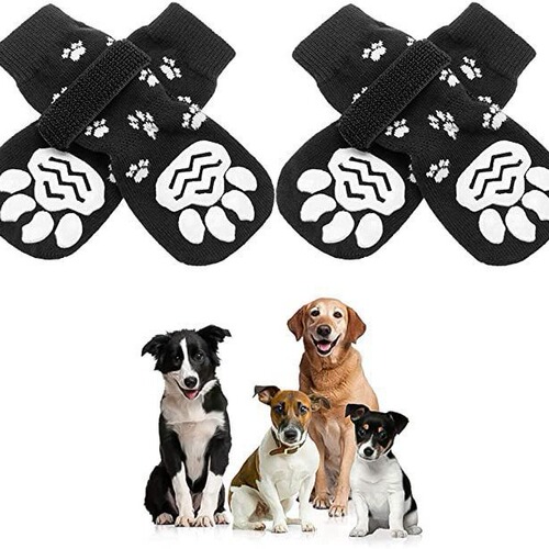 Cross-border pet socks, foot covers, cat and dog socks, outdoor non-slip waterproof shoes and socks for large and small dogs and dogs