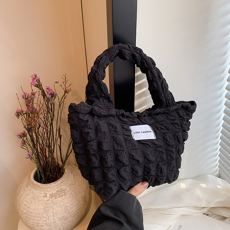 Bolsos de hombro plegables de moda coreana de estilo extranjero, bolsas de ocio de primavera y verano para mujeres, bolsas de brazo, bolsas especiales