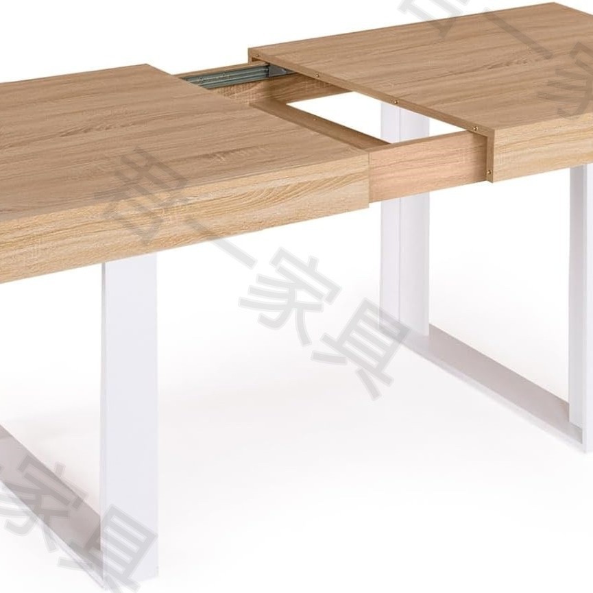 Amazon European and American Amazon Cross-Border E-Commerce Panel Furniture Supply Factory Wholesale Rectangular Retractable Dining Table