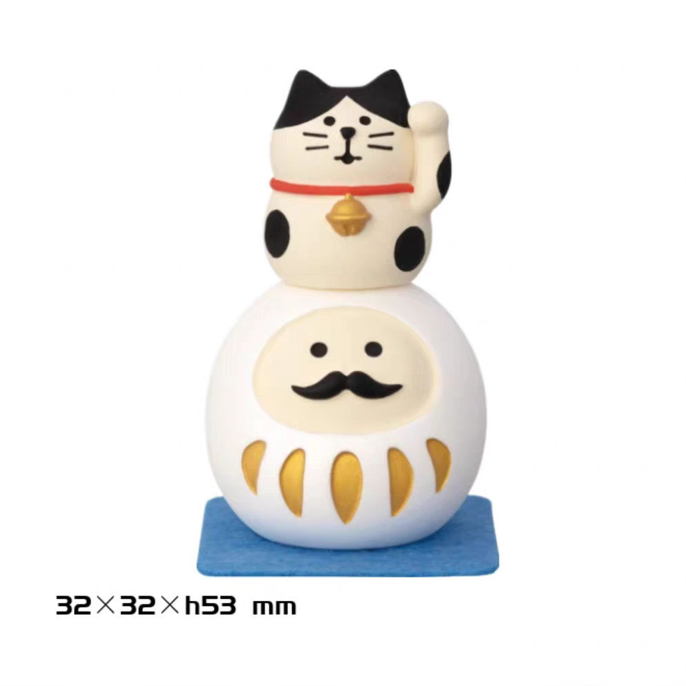 자격을 갖춘 흰색 달마 고양이(스페이서 없음)