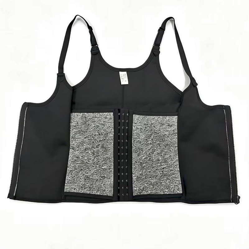 Faja moldeadora con botones y tirantes para mujer, cinturón de compresión deportivo para adelgazar la cintura, prenda moldeadora de cuerpo. image 9