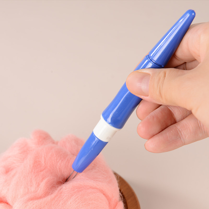 Bolígrafo de tres puntos de fieltro de lana (tres puntos de oveja)