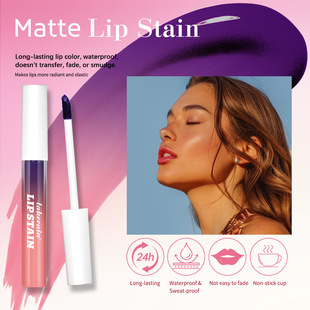 Lakerain Peel-Off Lip Gloss Matte Matte Long-Lasting Waterproof Lip Gloss Set