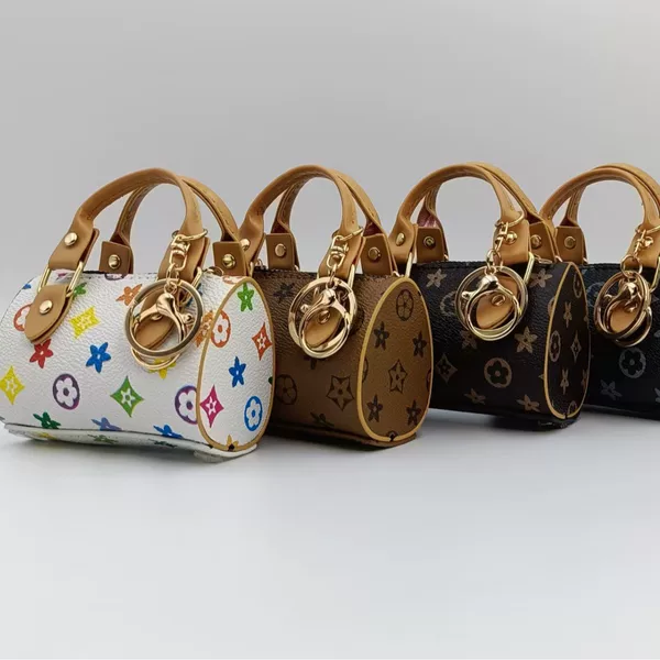 New Mini Bag Pendant, Lipstick Bag, Car Key Bag, Keychain, Bag Accessories, Coin Purse
