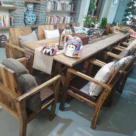 北京天津漫咖啡家具厂家直销定制漫咖啡桌椅批发定做宝坻实木复古