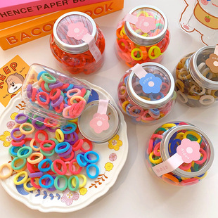120 ~ children's hair band boxed girls hair towel band rubber band baby high elasticity does not hurt the hair rope