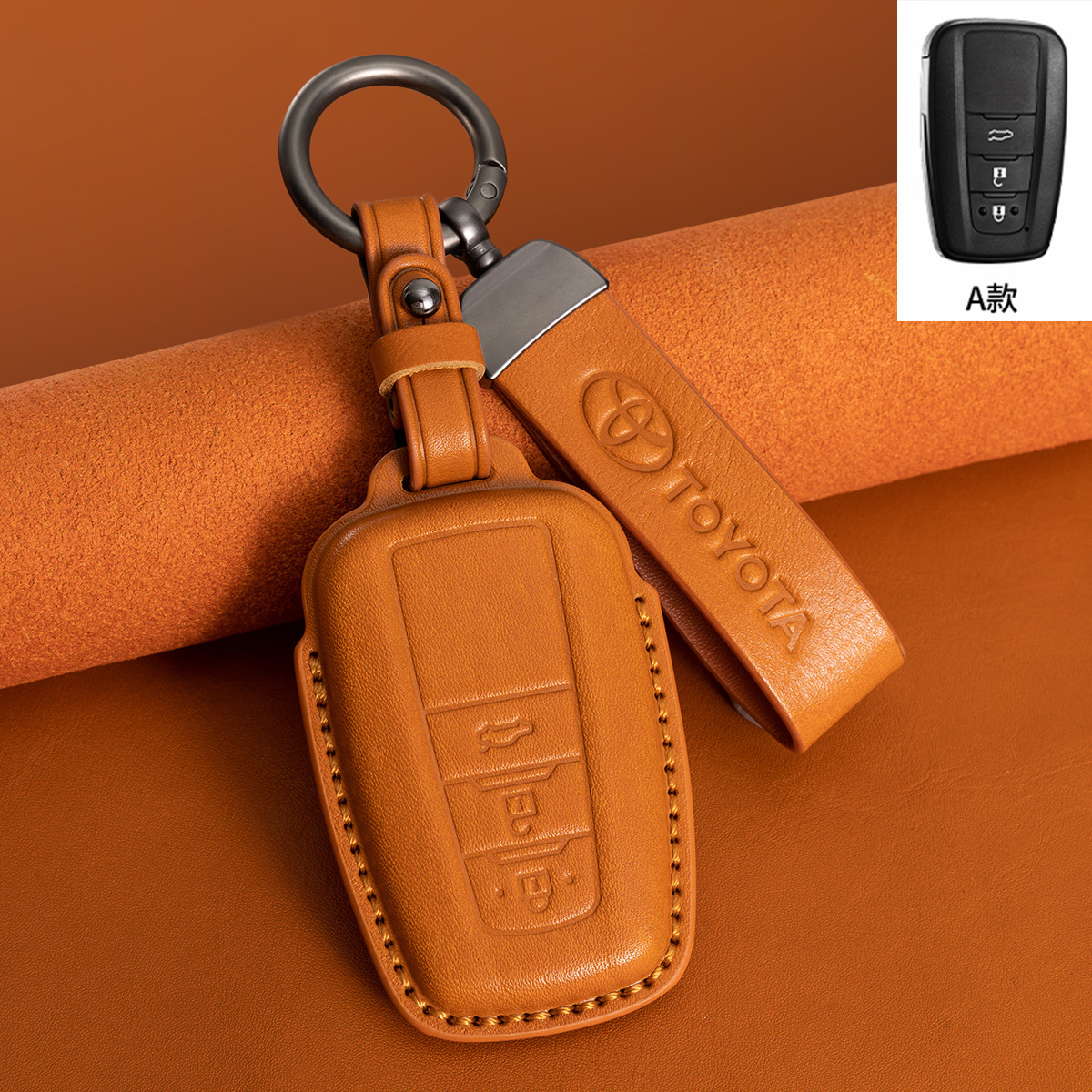 A타입 - 옐로우 브라운 [가죽 로프]