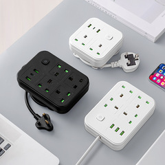 Foreign trade socket American standard special Taiwan Japanese plug-in strip with usb+type-c fast charging converter socket