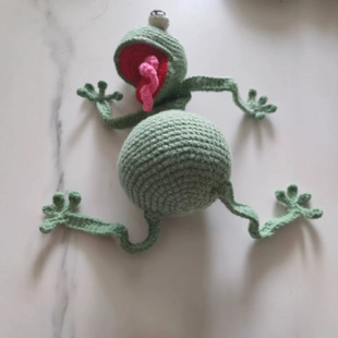 Amazon cross-border new products pure handmade knitted door barrier top door doll children's cartoon doll anti-collision living room door