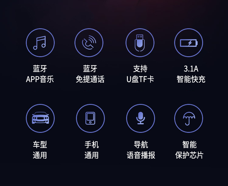 Car Charger Bluetooth MP3 Player Receiver