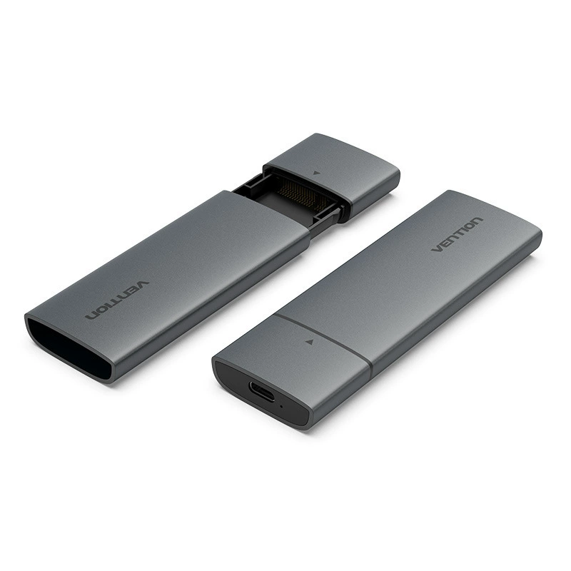 威迅 KPG Серия корпус для твердотельного диска M.2 NVMe (USB 3.1 Gen 2-C) алюминиевый сплав модель серый