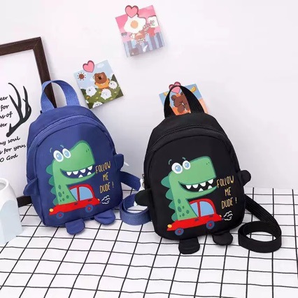 Anti-Lost Baby Travel Backpack, Cute Kidsren's Accessory Bag, Kindergarten Small School Bag, Export Small Dinosaur Backpack
