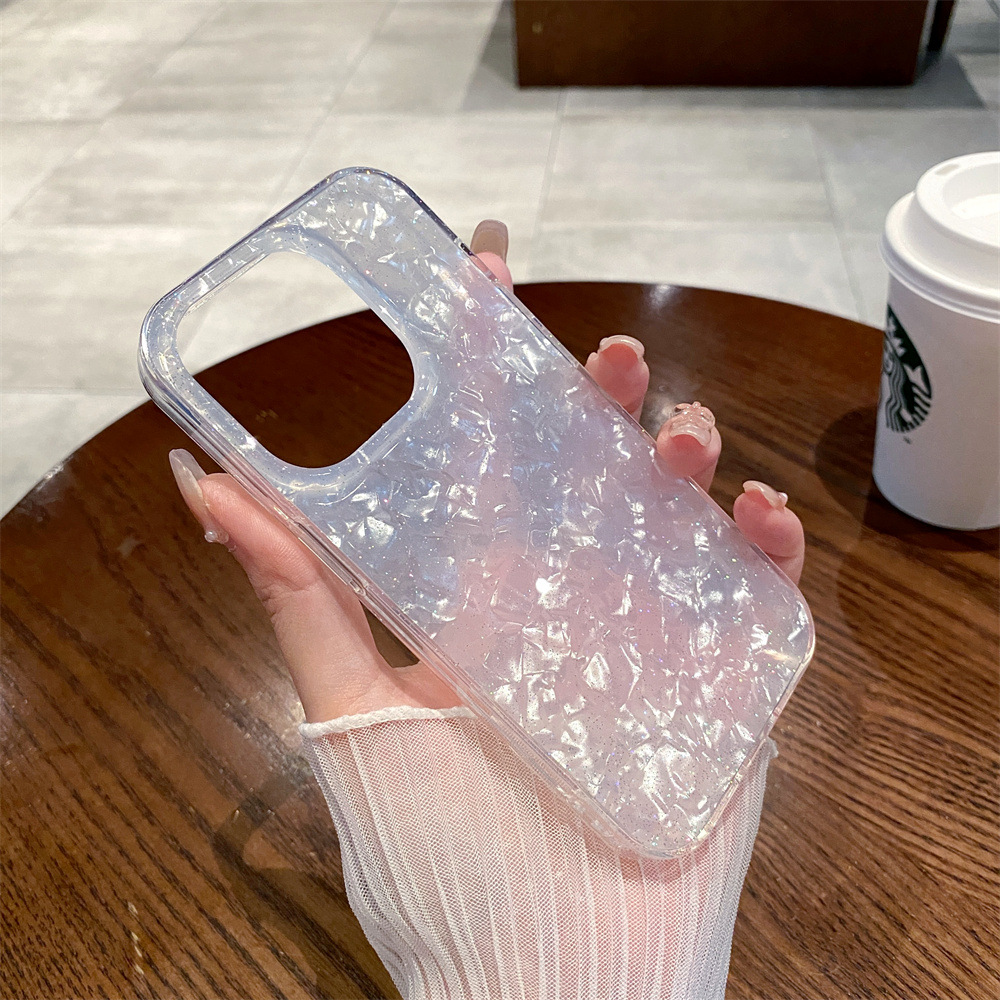 Glossy Pink Protective Phone Case For Iphone 14 13 15 Pro Max_voghion.com