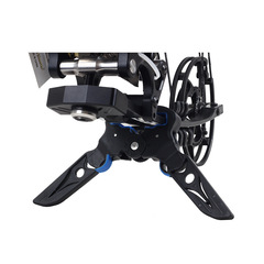 跨境新款射箭八字弓架複合滑輪弓支架可摺疊橡膠八字弓架弓箭配件