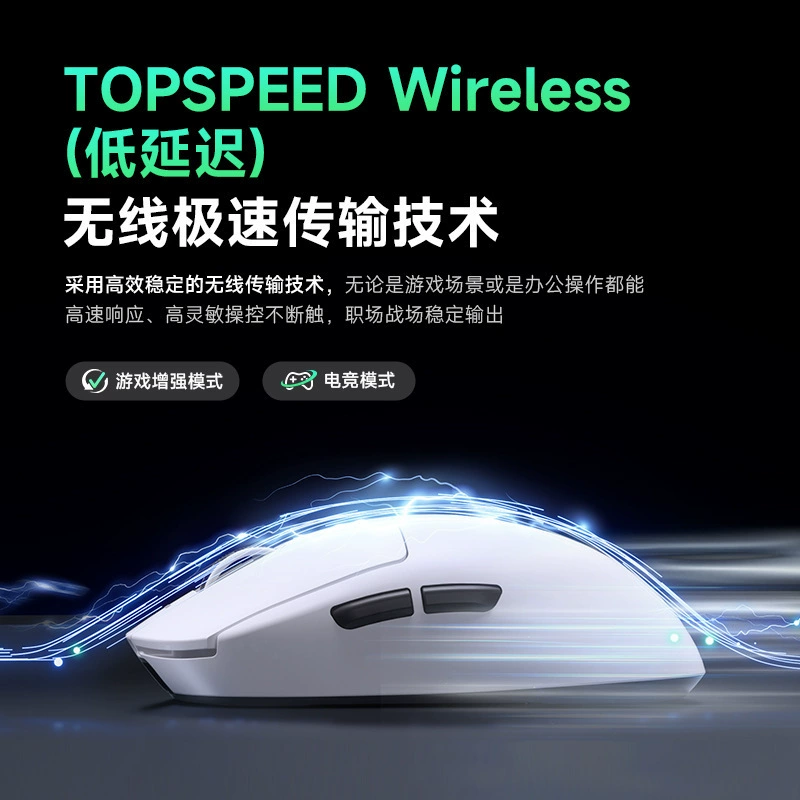 MCHOSE A7 mouse e-sports game three-mode Pro wireless Bluetooth PAW3395 lightweight computer office