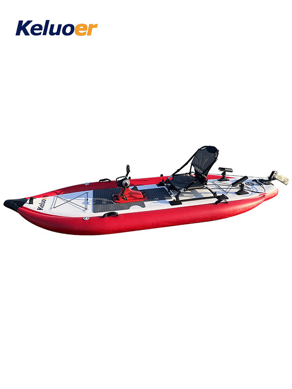 1 Foot Pedal Kayak Sup Inflatable Canoe with Foot Pedal Drive System Pvc Foot Pedal Fishing Paddle