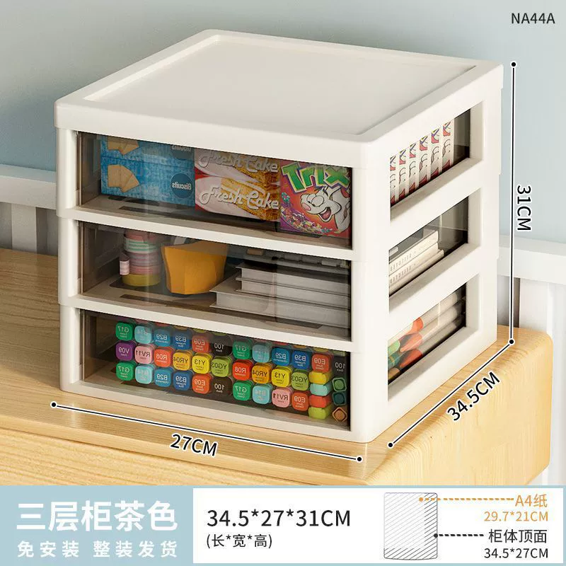 Multilayer storage system, plastic toy, box