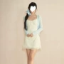 气质原创春季碎花连衣裙