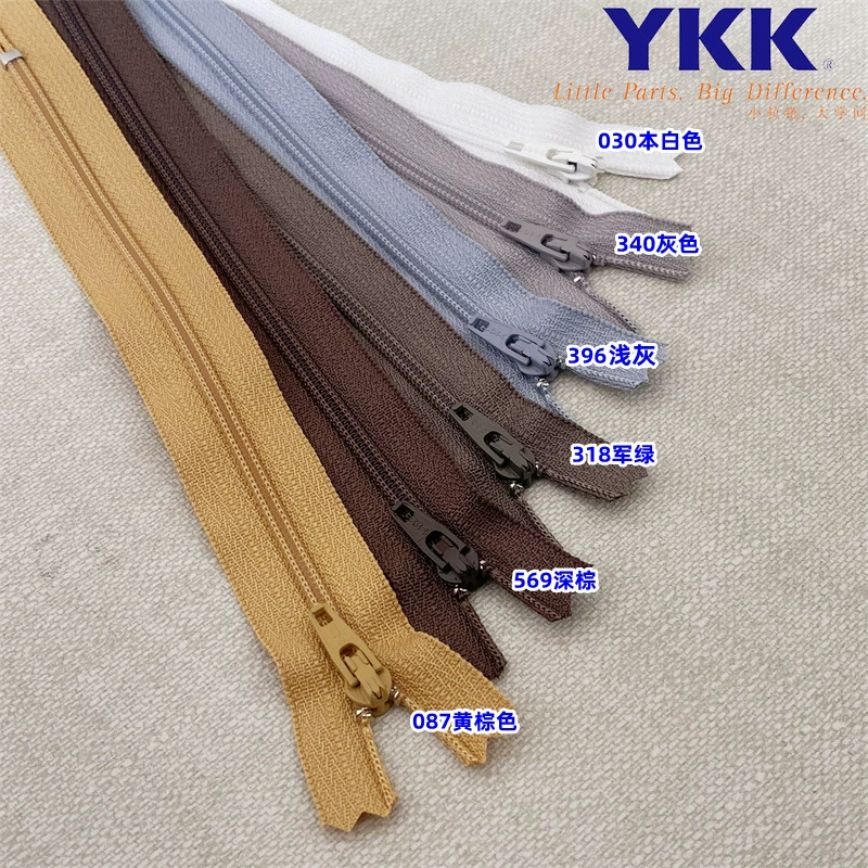 Зип-зуб Ykk №3 нейлон закрытый хвост автоматическая голова многов size ykk закрытый хвост нейлон точка мультicolor 100 штук минимальный заказ