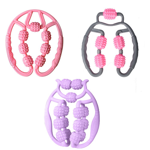 Leg-slimming device, leg clamp, leg massage roller, ring-shaped calf fitness training artifact, upgraded multifunctional 15-wheel
