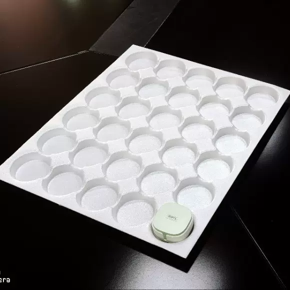 电子蓝牙耳机波浪板 PS泡沫 运输包装按需求来图来样