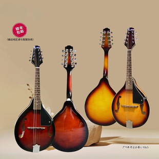 Really Cute Intermediate 100 Treble Free Learning Piano Full Set of Eight String Mandolin Instrument Mandoline