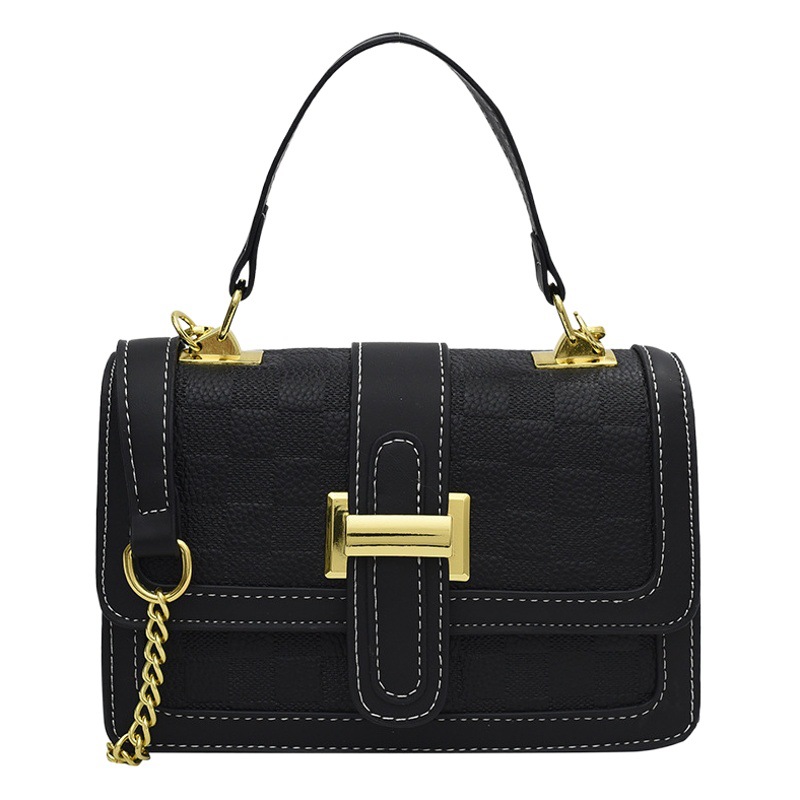 2023 European and American New Women's Shoulder Bag Crossbody Bag Fashion Women's Bag Personalized Retro Portable Elegant Small Square Bag