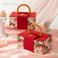 Французская тюльпан бархатная подарочная коробка косметическая коробка с подарочной коробкой богиня подарочная коробка подарочная коробка пустая