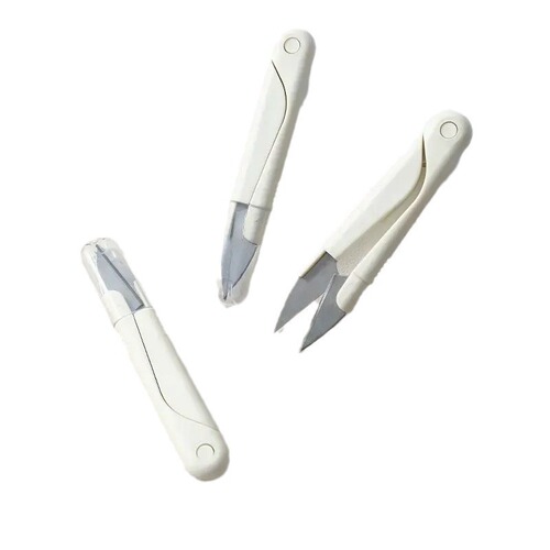 Mini Portable Courier Knife Stainless Steel Sewing Cap Handmade Small Scissors Home Use Cross-Stitch Thread Trimming Scissors