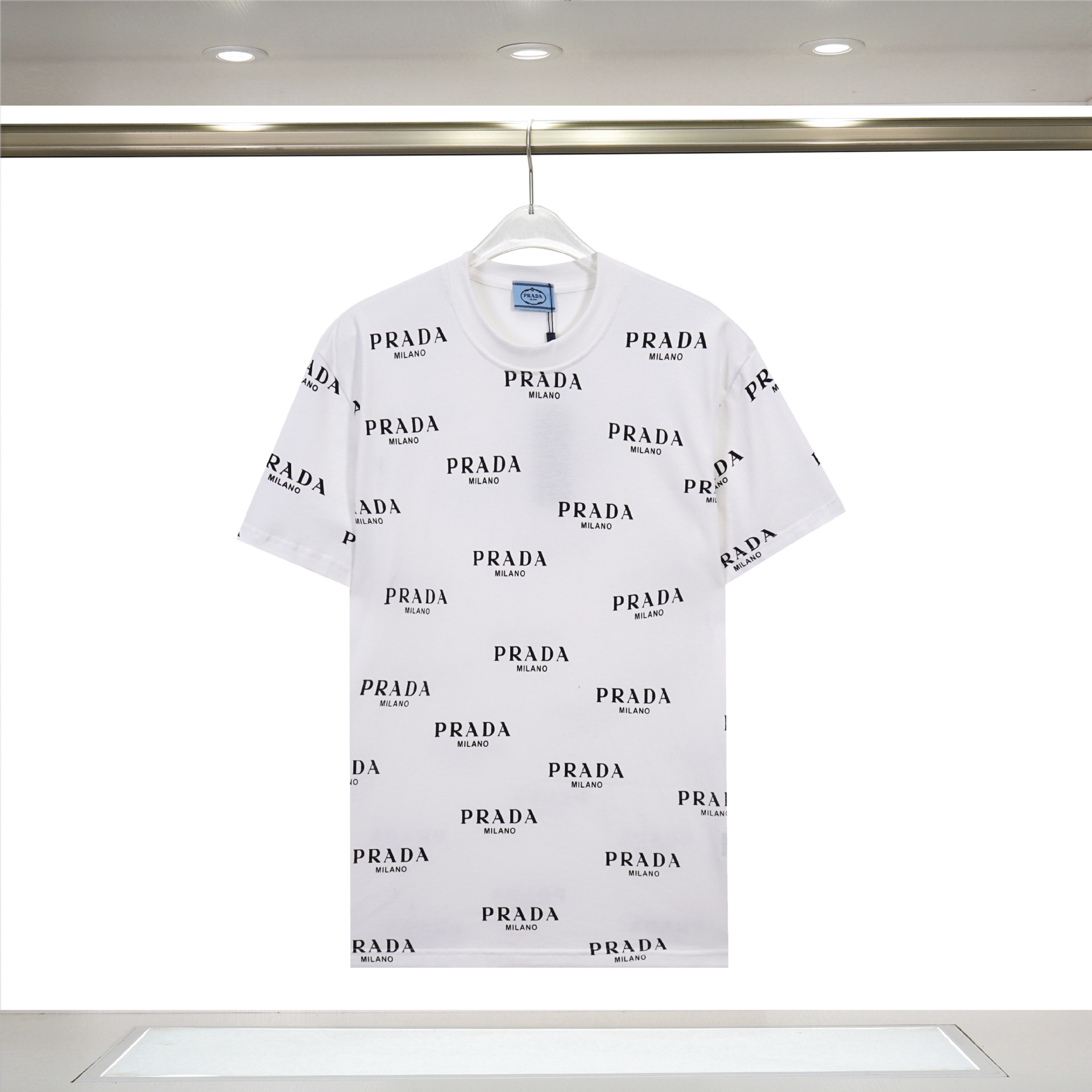 Moda transfronteriza Pujia pareja de manga corta tendencia de verano personalidad creativa color PRA letras impresas camiseta femenina