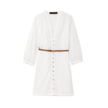 欧美风女装外贸跨境爆款时尚镂空刺绣迷你连衣裙