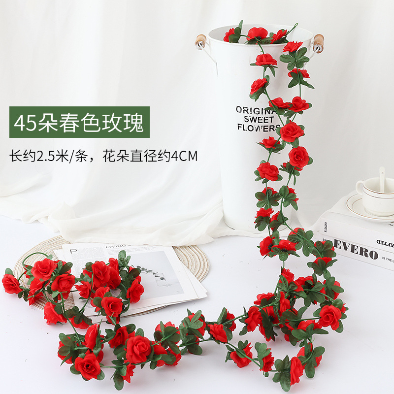 45 봄 로즈 레드