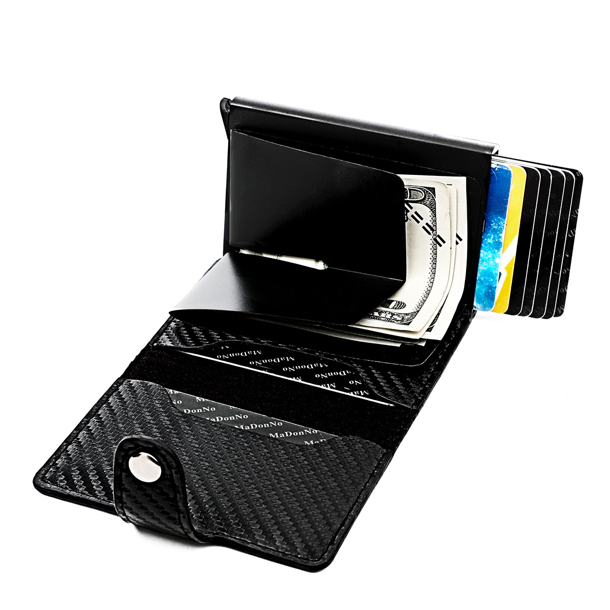 Wholesale Rfid Shielding Anti-theft Brush Ultra-thin Credit Card Aluminum Alloy Card Bag display picture 8