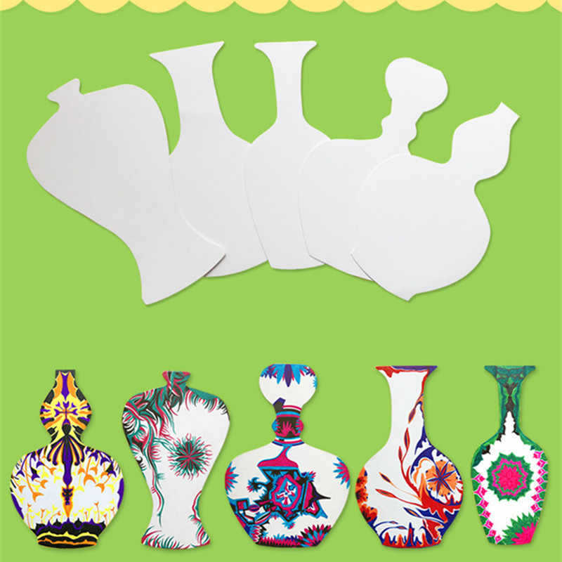 Kindergarten Creative Art DIY Painting Materials Kidsren's Handicraft Class Production Material Package Art Area Vase Cardboard Kindergarten Creative Art DIY Painting Materials Kidsren's Handicraft Class Production Material Package Art Area Vase Cardboard