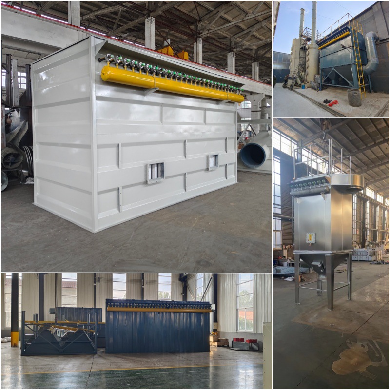 定制不锈钢布袋除尘器燃煤锅炉滤袋除尘设备大风量离线脉冲除尘器