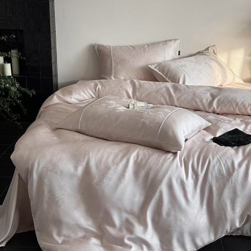 Parure de lit florale en tencel style français lyocell_voghion.com