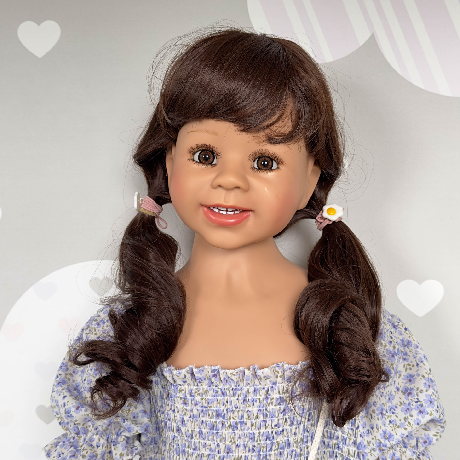 120cm niños mayores 5-6 años Niña muñeca centro comercial personalidad creativa Decoración Ropa Infantil modelo simulación muñeca