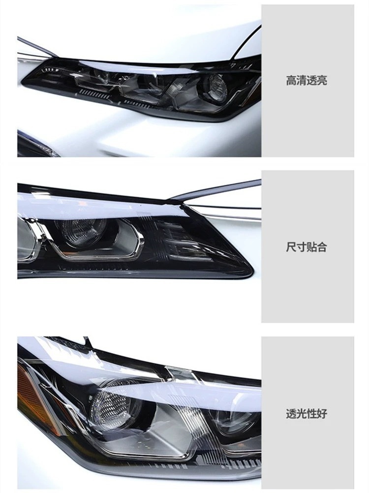 Suitable for 25 models of Toyota Camry/Asian Dragon, blackened light film TPU Black Warrior headlight and taillight film car film