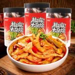 零零拐椒麻脆卤大杂烩500g无骨鸡爪贡菜鸡脚筋麻辣解馋休闲零食