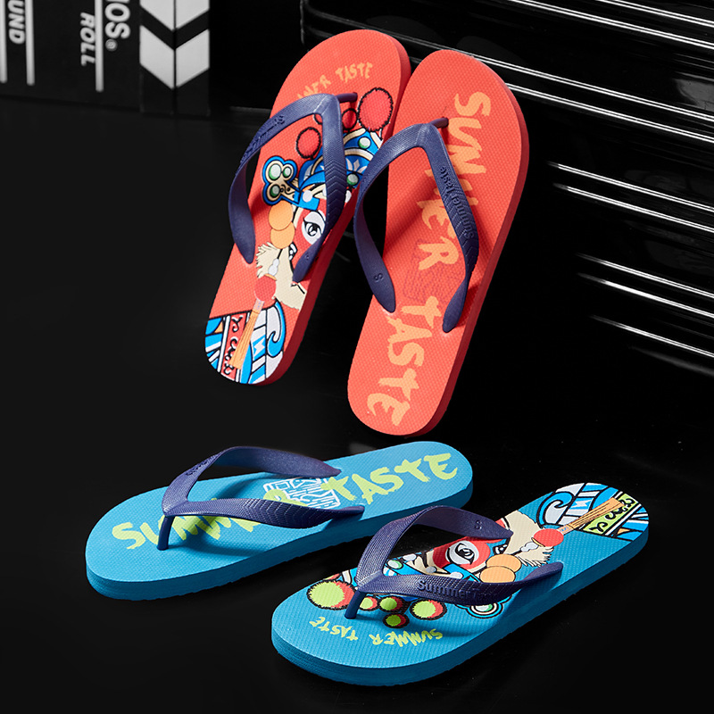 防滑耐磨拖鞋人字拖鞋男夏季潮牌沙灘鞋洗澡國潮外穿室內簡約平底