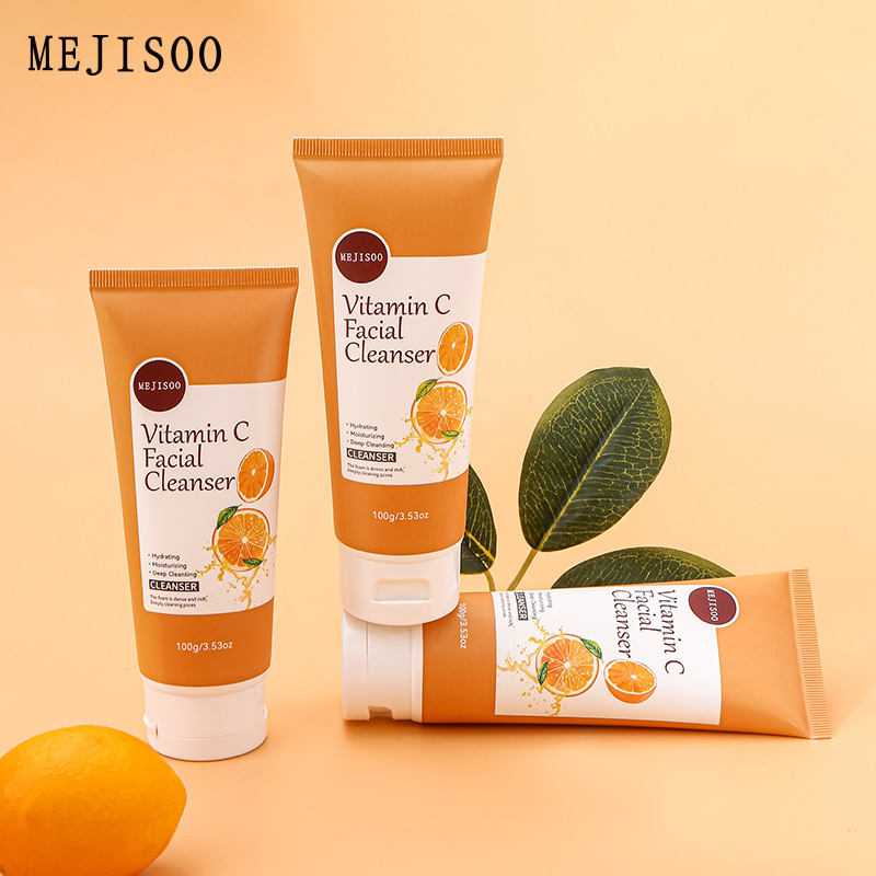 Comercio exterior transfronterizo Arroz Vitamina C limpiador facial Vitamina C & Arroz Pulpa Raw Facial Cleanser
