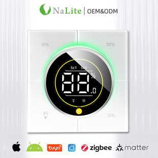 Smart Dimmer Switch Single Way Dimming Graffiti Smart Lighting Switch Single Firewire/Zero Fire Version Wall Type 86