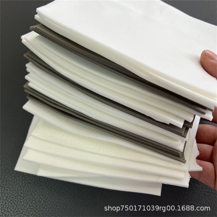 加工模切乳胶棉工厂直供4mm乳胶片材鼠标垫乳胶绵背胶布料乳胶棉